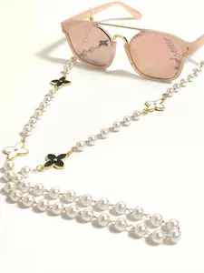 Fashion Eyeglass Chain, Anti-slip Sunglasses Beaded Chain, Glasses Holder Chain Around Neck, Eyewear Retainer