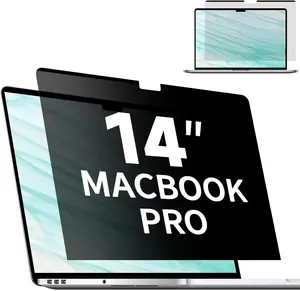 LUSADESIGN Magnetic Privacy Screen for MacBook Pro 14 Inch (2021-2026, M1-M5, Pro, Max) Patented Removable Laptop Privacy Filter Shield and Protector