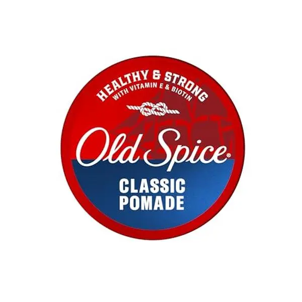 Old Spice Mens Hair Pomade, Healthy & Strong with Vitamin E & Biotin, Mens Hair Styling Pomade, Medium Hold, Matte Finish, 2.22 oz