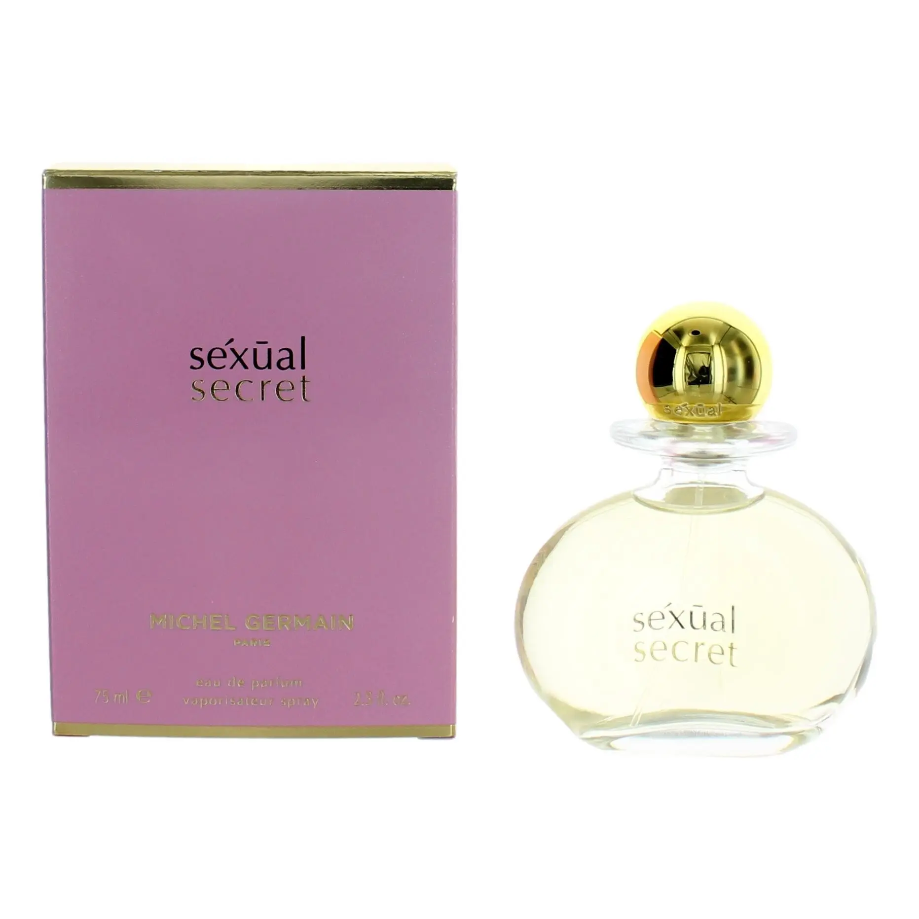 Sexual Secret by Michel Germain, 2.5 oz EDP Spray for Women, Signature Scent, Skin Spray Women's Fragrance, Floral, Jasmine, Spray Bottle, 2.5Oz