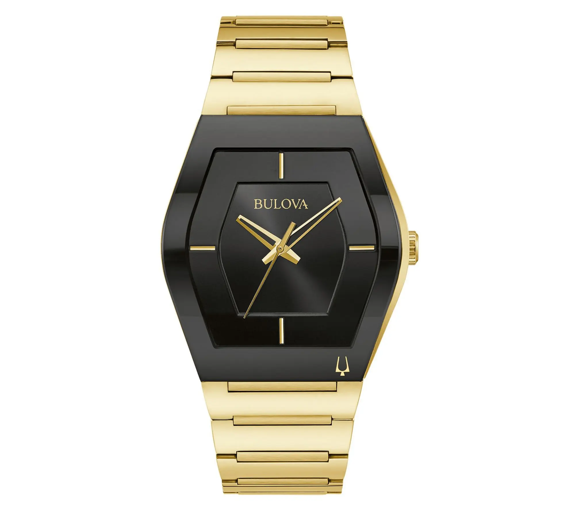 Bulova Men's Futuro Stainless Steel Goldtone Bracelet Watch