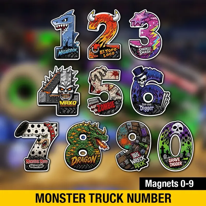 Number Magnets for Kids 0-9