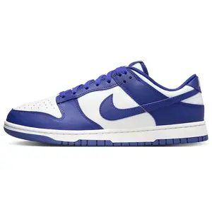 Men's Nike Dunk Low Retro White/Concord-University Red (DV0833 103)