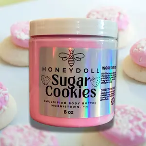 Sugar Cookies Emulsified Body Butter - Moisturizing and Scented - Body Care