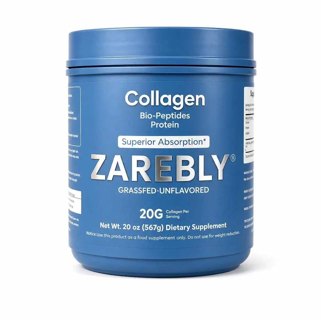 Grass-Fed Hydrolyzed Collagen Peptides Powder, Unflavored Easy-Mix Daily Beauty & Nutrition Supplement, High-Protein Wellness Support Supplements