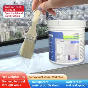 1000g transparent waterproofing adhesive without smashing tiles, window sill, internal and external walls, cement roof waterproofing paint leakage repair adhesive leakage prevention materials
