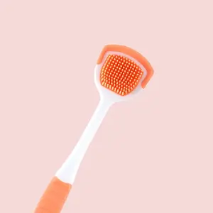 Fizzy Dual-Action Tongue Scraper – Food-Grade Silicone, Gentle on Sensitive Tongues, Deep Clean for Fresh Breath