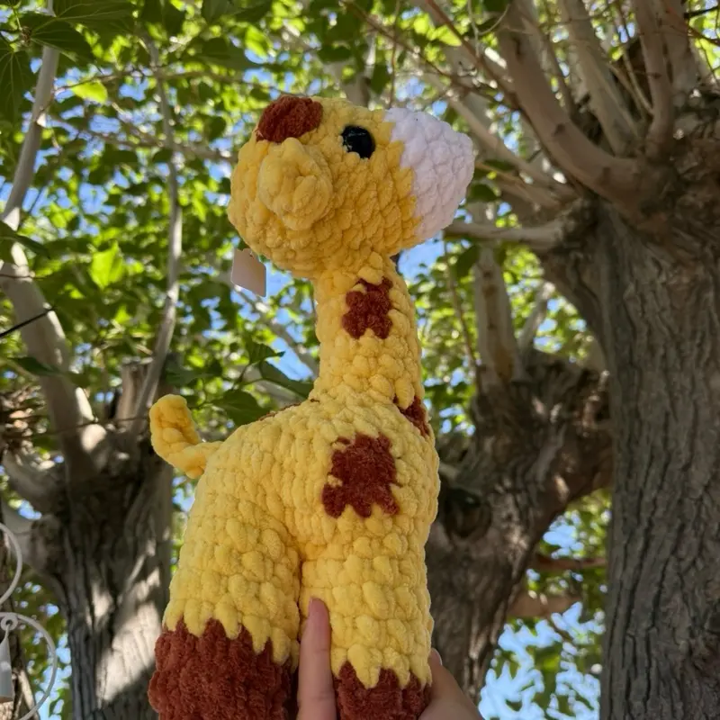 Jumbo Giraffe Crochet Plush