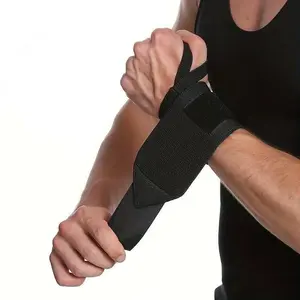 Adjustable Weightlifting Wrist Straps, 2 Counts Durable Sport Support Gear for Men, Essential Strength Training Fitness Accessories for Home Gym, Sports Training Straps