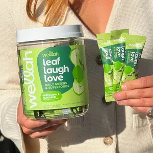 Wellah Daily Greens + Superfruits Stick Packs | 30 Servings Immune Boost Dietary