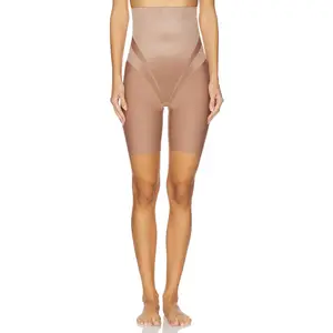 SPANX Spanxsculpt Ultra Sculpt High Waist Mid Thigh in Cafe Au Lait