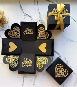 Birthday Explosion Gift Box | Black Xplosion Box