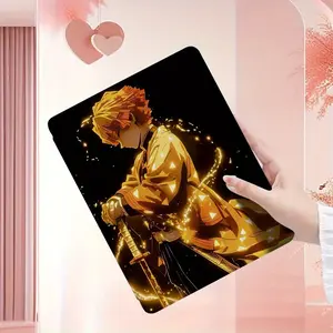 Anime Cartoon Characters Case for iPad - Ultra-Thin TPU Foldable Cover with Auto Sleep/Wake, Multiple Sizes, Full Screen Protection & Soft Rear Stand, Flexible Protective Case for iPad Pro/Air/Mini, Cute Cartoon Design, Durable Tablet Cover