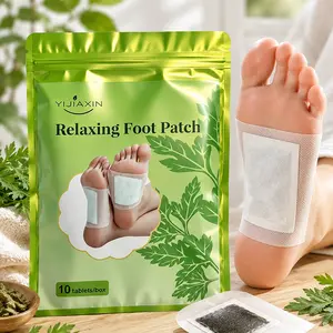 Natural Herbal Foot Detox Patches — Mugwort & Ginger Deep-Purifying Foot Patches: Helping You Relieve Stress, Eliminate Toxins, Improve Sleep, and Enhance Overall Health & Vitality. A Comprehensive Wellness Care and Therapeutic Solution.
