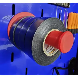 Magnetic Electrical Tape Holder – 2 Or 4 Roll Tape Organizer W/ Rubber-Backed Magnet