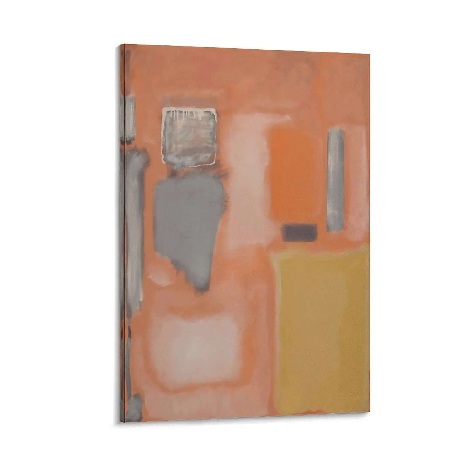 Mark Rothko's Number 19 Large Canvas Print, A Famous Abstract Painting. Perfect for Office, Home, Library, Coffee Shop, And As Gifts. Poster Canvas Wall Art For Bedroom Decor Bar Office Room Decor Gift
