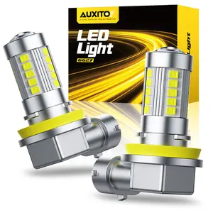 LED Fog Light Bulbs H8 H16 H11 H10 9006 5202 Fog Light Bulb White Golden Yellow 6500K High Power DRL Lamps