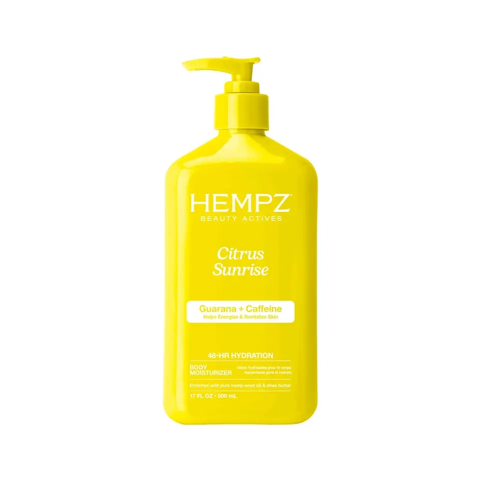 Beauty Actives Citrus Sunrise Moisturizing Body Lotion with Guarana + Caffeine