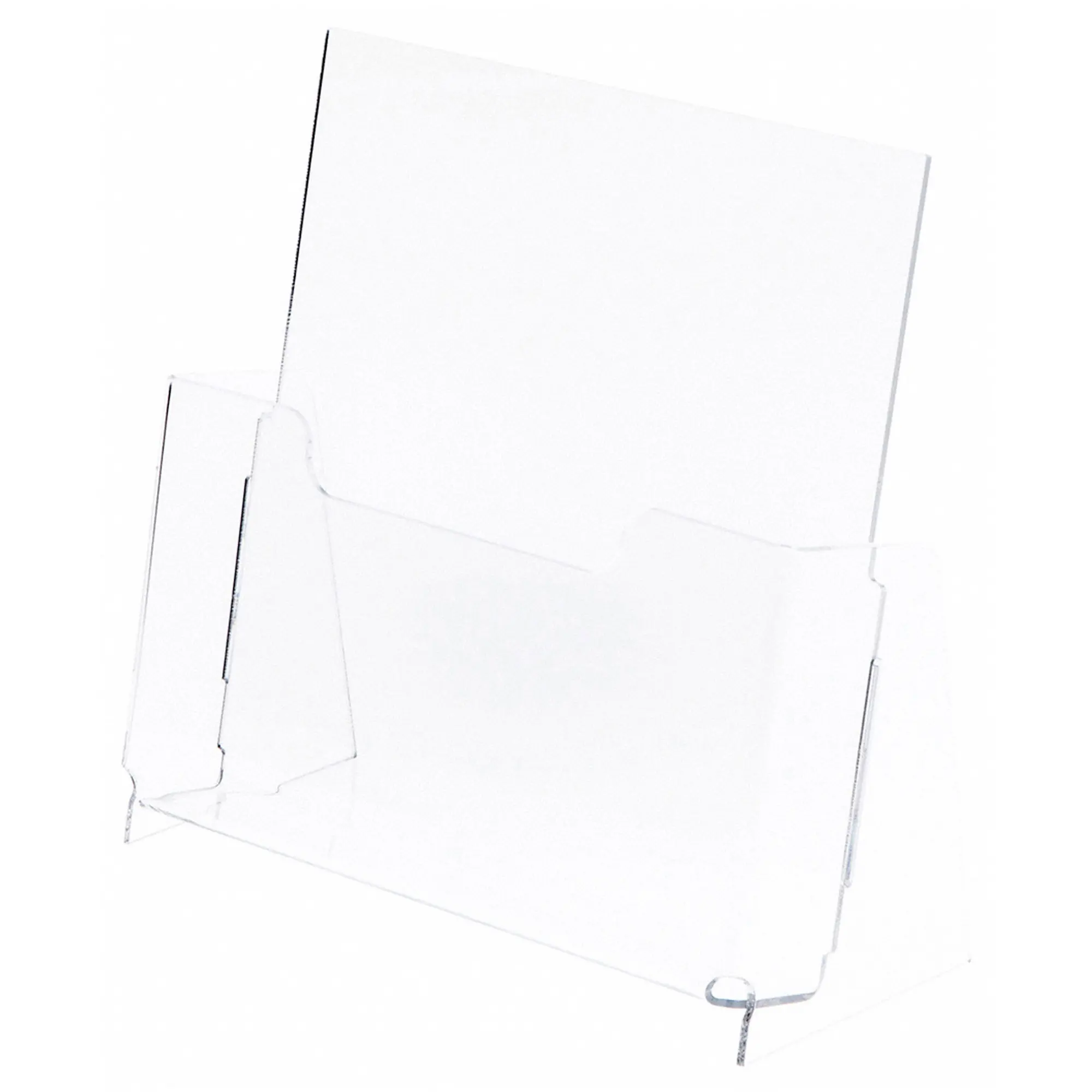 Plymor Clear Acrylic Magazine / Catalog Literature Holder (Countertop)