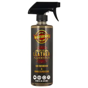 MASTERSON'S CAR CARE -LEATHER SCENTED AIR FRESHENER & ODOR ELIMINATOR (16 oz) - MCC_126_16