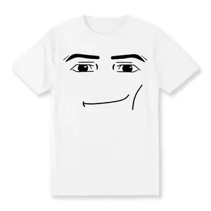 Cotton Roblox Man Face T-Shirt, Meme Shirt, funny shirt, Gift for Gamers , Classic vintage T-shirt collection