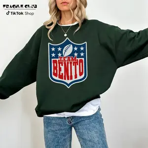 Retro Benito Football Team Logo T-shirt Hoodie, Retro Benito 2026 Team Fan Gift, 90s Style Women's Cursive Top, TikTok StoreRAIMENTRY