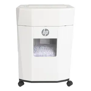 HP 100-Sheet Autofeed Finecut Shredder with Dropdown 3.8-Gallon Bin