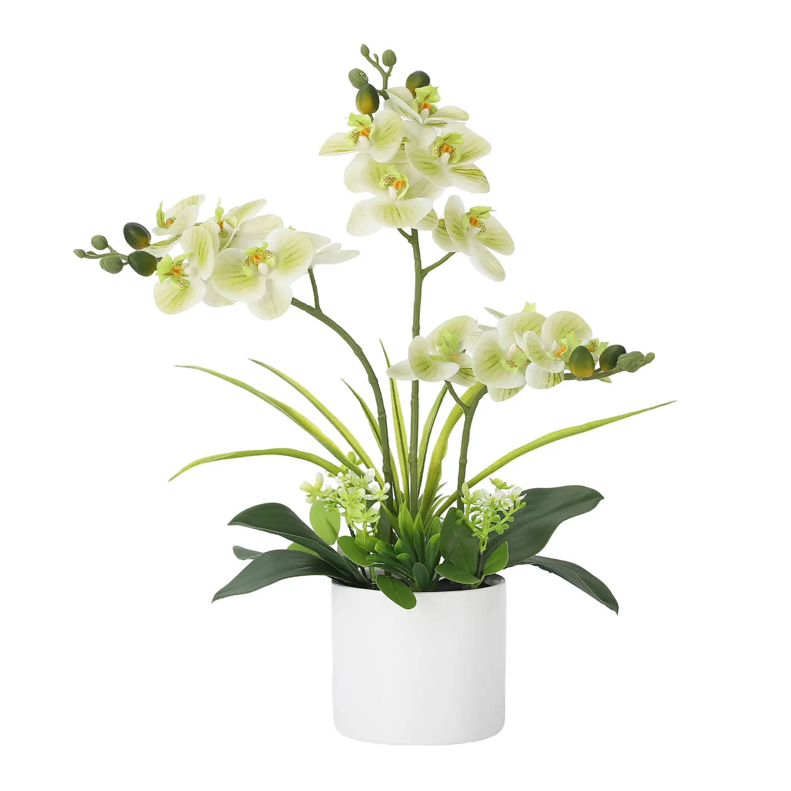 24PCS Real Touch Calla Lily with Vase, Artificial Flowers with Faux Water for Centerpiece Table Decor, Latex Fake Flower for Wedding, Home, Office Counter Decorations, Pink