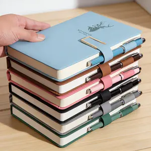 A5 Notebook (180 Sheets/360 Pages), Includes 2 Pens and Stickers, Perfect for School, College, and Office Use.