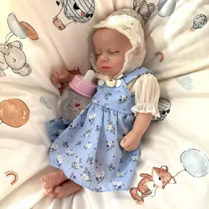 12in/30cm Mayfair Full Body Silicone Reborn Baby Doll (2.2 lb) with Drink & Wet System, Realistic Interactive Bunny Collectible Dolls, Soft Cuddly Gift Boxed Toy for Kids 3+ by summerwins Rebornbabydoll,summerwins
