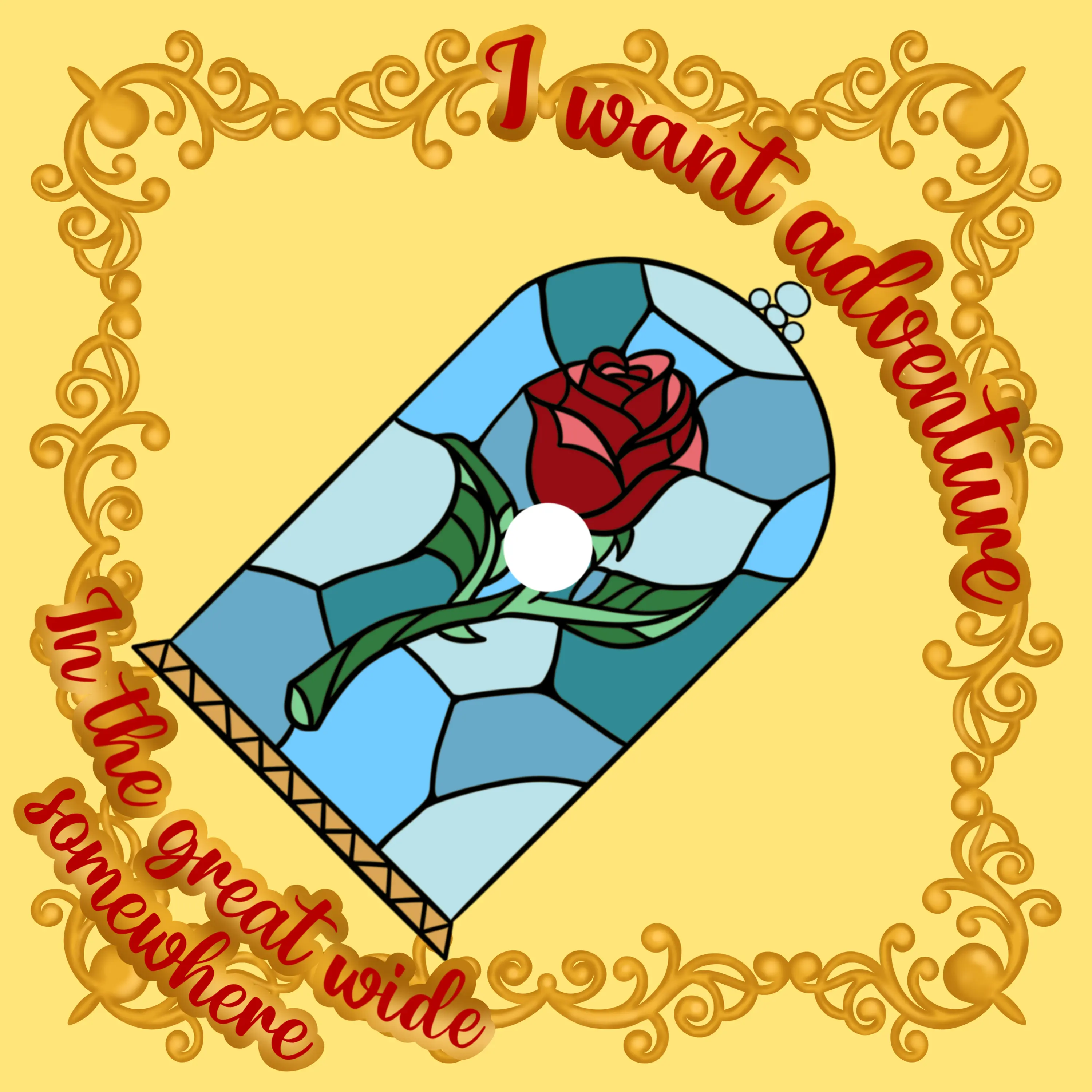 Belle Printed Graduation Topper