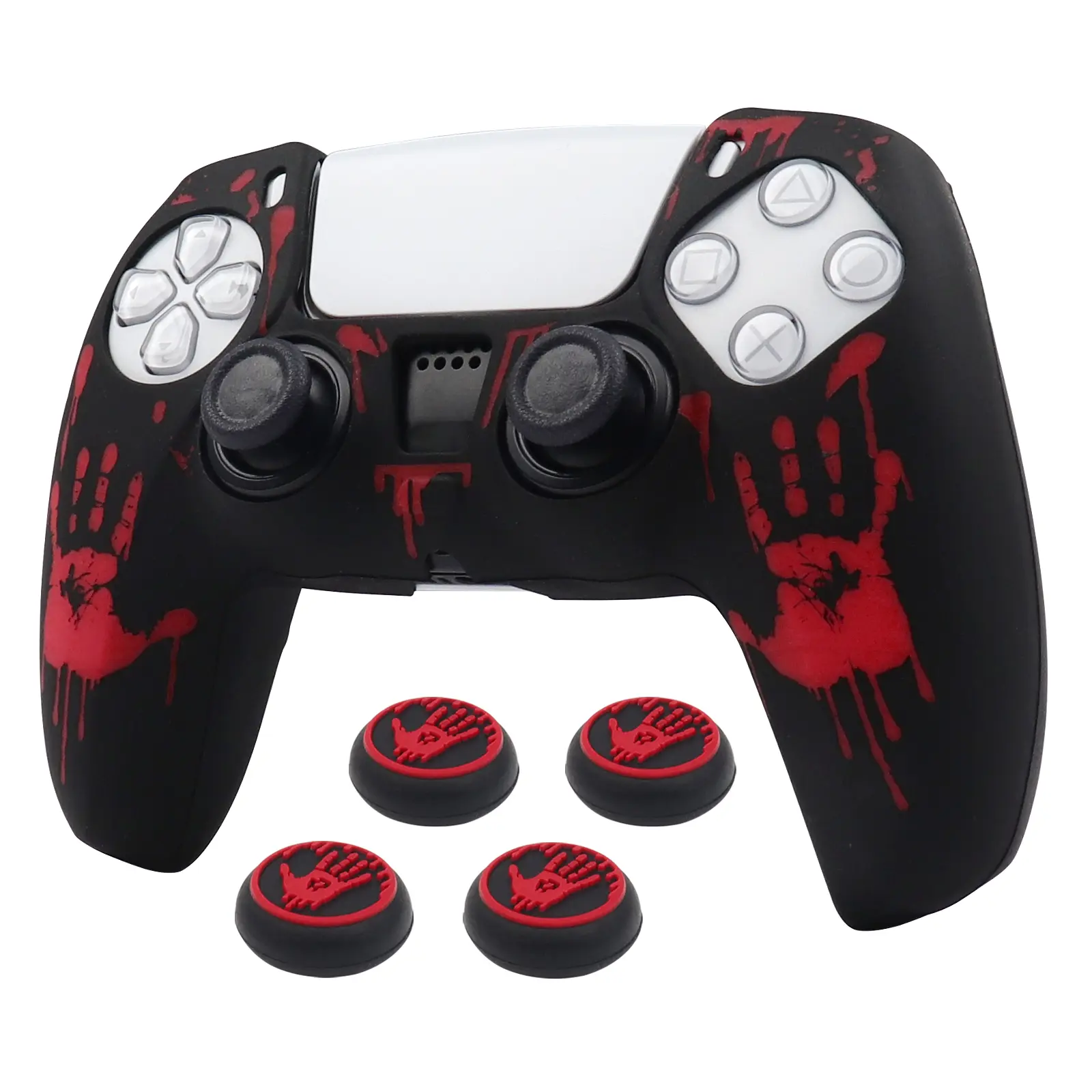 Protective Silicone Soft Control Cases For PS5 Controller Design Skin Cover Gamepad Joystick Games Accessories Covers Console Accessories Playstation Accessories
