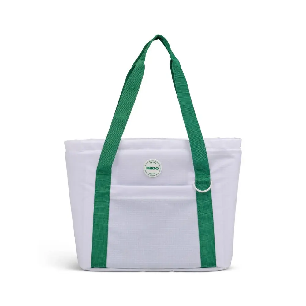 Igloo Sport Tote 26 Cans/18qt Soft Side Insulated Cooler - White/Green