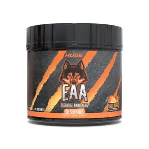 Huge EAA Supplement, Highest Dosed Essential Amino Acids Powder, 12.85g EAAs & 8g BCAAs Per Serving, Maximize Muscle Growth, Recovery & Performance