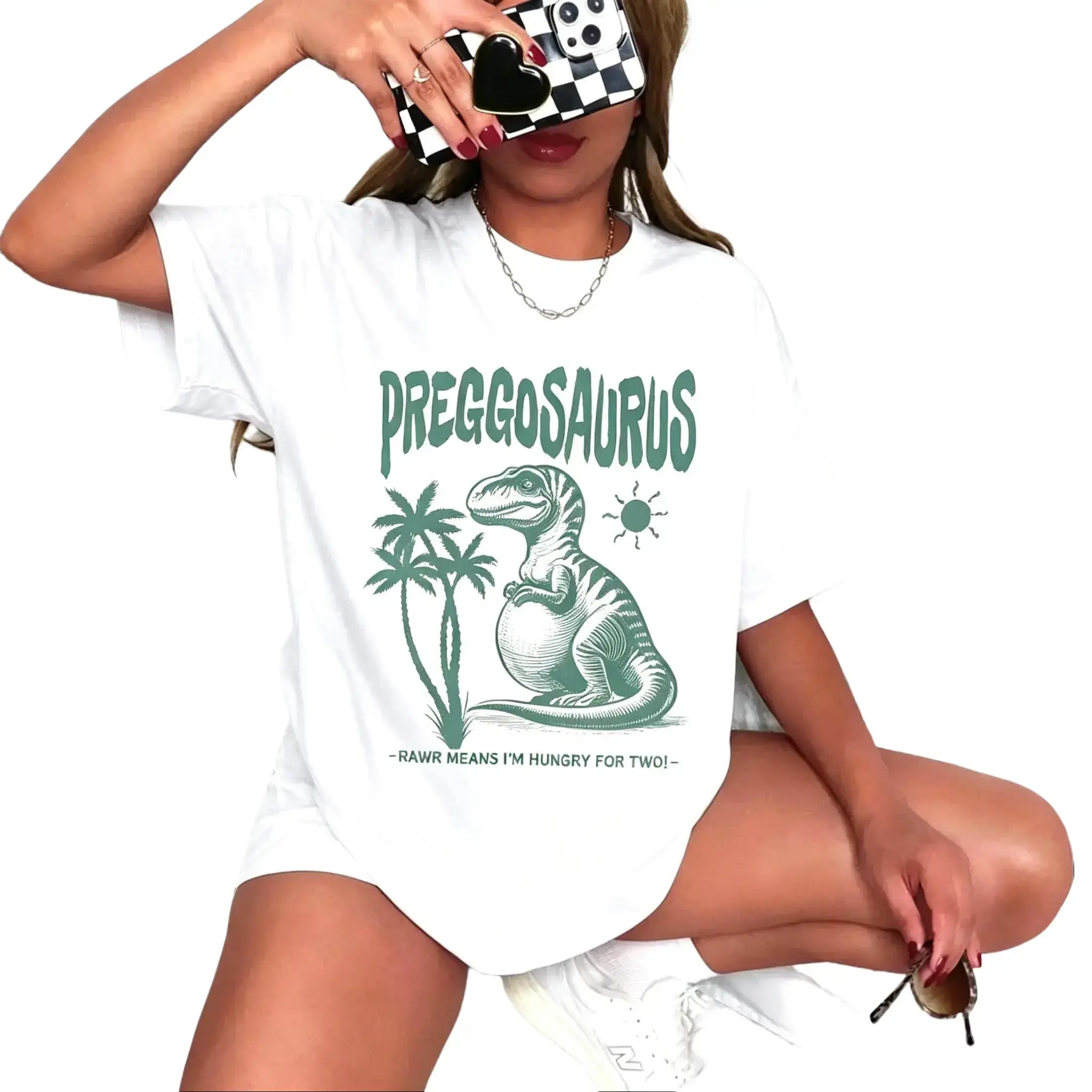 Women's Funny Maternity T-Shirt - Summer Pregnancy Clothing for Hot Weather Moms, Maternity Clothes Ideal as Gift for Expecting Mom, Maternity Clothing, Pregnancy Clothes