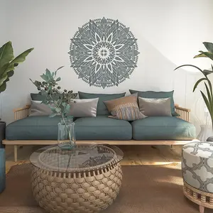 LYRA- Mandala Stencil - Extra Large Mandala Stencil- Wall Stencils