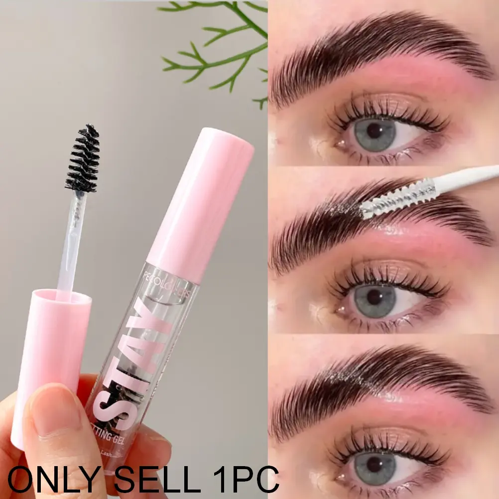 1PC Long Lasting 3D Clear Brow Styling Gel - Precisely Sculpted Brows, Waterproof, Quick Drying, Easy to Use & Fast Application, Suitable for Daily Makeup, Suitable for All Brow Styles, Natural Texture, Gentle and Delicate, Filled with Sparse Eyebrows