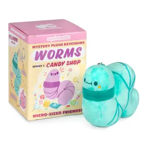 Squishable Worms Blind Box, Series 1: Candy Shop - Stuffed Toy Keychain