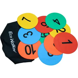 6inch Non-Skid Flat Cone Spot Markers for Sports Speed Agility Training