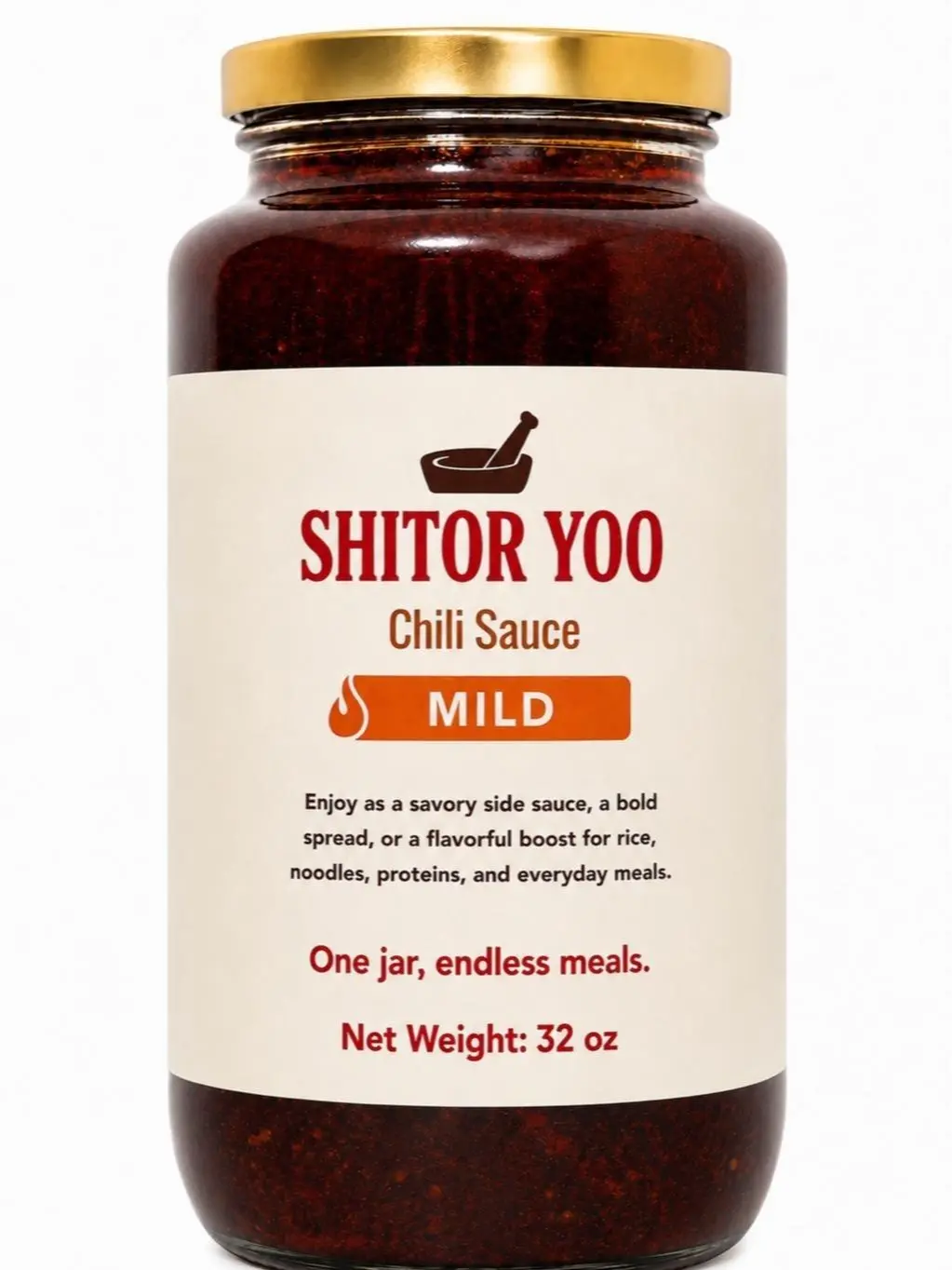 Shitor Yoo Chili Sauce (32oz MILD)