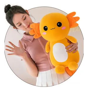 Cute Axolotl Plush Toy Salamander, Soft Axolotl Plush Toy, Suitable for Boys and Girls as a Gift (Blue, 15.6inch / 40cm ).Stuffed Toys furry  friends  plush cute  doll  gifts stuff animal plushies stuffed  love  w festive decoration