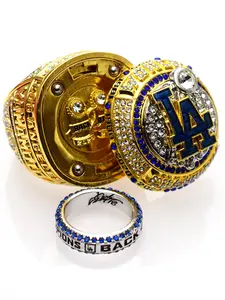 Dodge Championship Ring Mlb Los Angeles, Rotating Non-Magnetic Clasp, 2026 Edition, Sports Jewelry, Unique Gift Idea