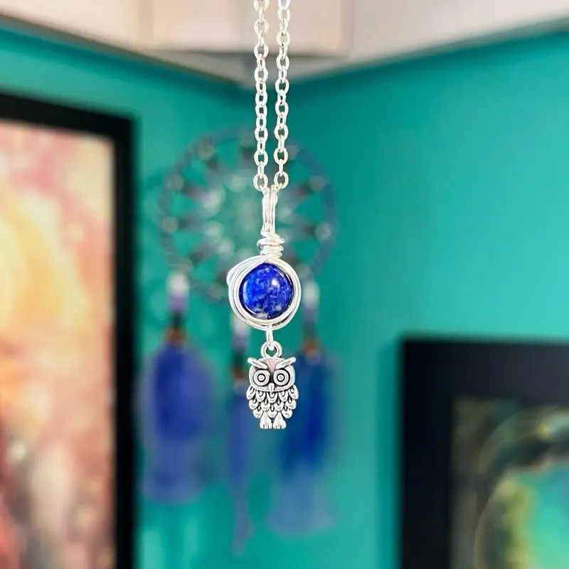 Athena Devotional Charm – Goddess-Inspired Crystal Necklaces | Altar Talisman | Traveling Altars for Daily Connection & Devotion