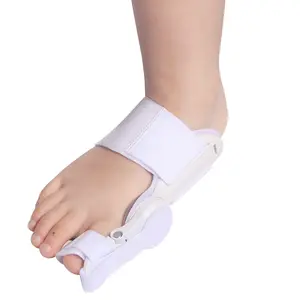 Kids Bunion Corrector - Adjustable Hallux Valgus Splint for Children (S/L Sizes)| Gentle Manicure Pedicure Care Tool White, Lightweight, Foot Correction