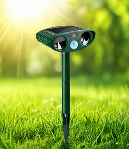 Ultrasonic Animal Repellent-Solar Powered Animal Repellent,Waterproof Animal Deterrent Devices Outdoor Repels Cat, Dog, Fox, Derrent, Rat,