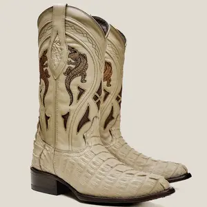 Men's 908 J Toe Exotic Caiman Belly Western Cowboy Boot