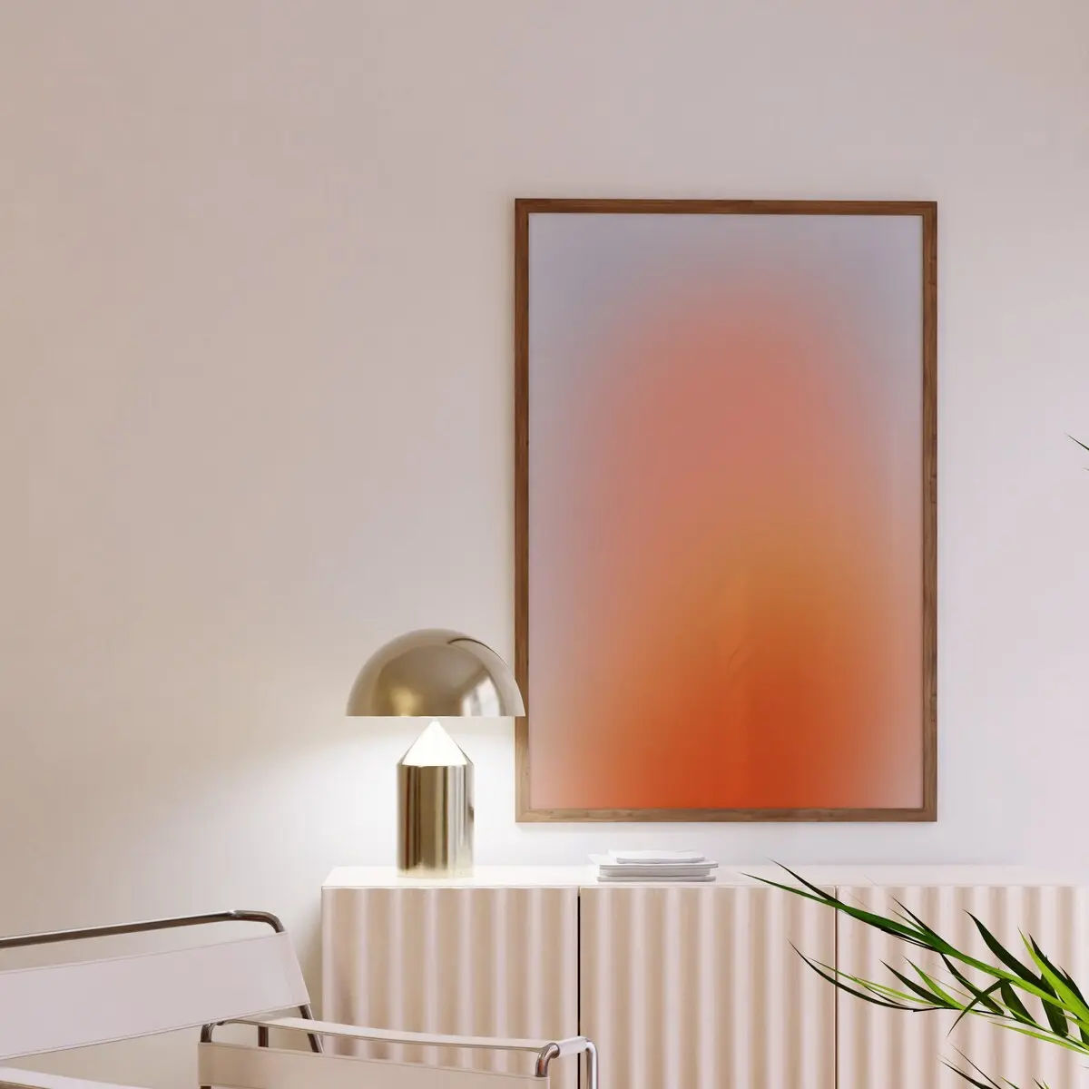 Lilac Blur Gradient Poster, Pastel Lilac Aura Gradient - Apartment Decor - Preppy Room Decor - Danish Pastel Decor - Large Wall Art