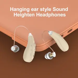 Rechargeable Hearing Aids for Seniors/OTC Hearing Aids for People with Hearing Loss, Advanced Noise Cancellation, Comfortable Wearing, Daily