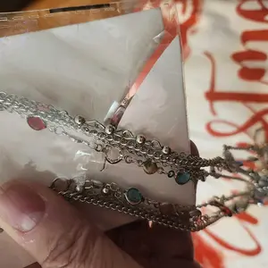 4 Piece Set Vintage Metal Jesus Cross Y-Style Long, Bohemian Style Boho Chic Colorful Crystal Glitter Cross Pendant Jewelry, Perfect Fashion Gift for Women