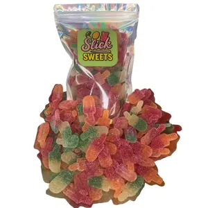 Gummy Ice Pops Candy 1/4lb  Fruity Chewy Summer Ice Pop Gummies Vidal Cool Off with Spain's Delightful Sugar Coated Sweet Fruity Soft Chewy Refreshing Delightful Gummy Ice Pops Multi Color Popsicle Shape